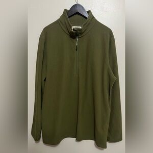 Magellan Outdoors Mag Warmth 1/4 Zip Pullover Loose Fit Sweatshirt Size XL